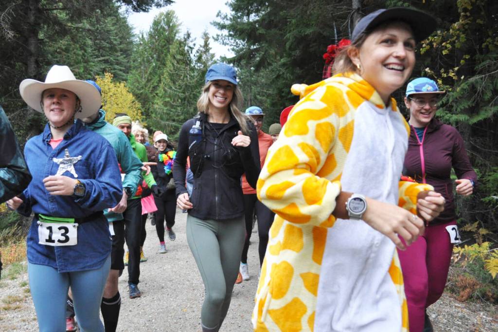 Ninety-five runners took part in the Cottonwood Countdown Nelson Backyard Ultra on Oct. 11. (Tyler Harper/Nelson Star)